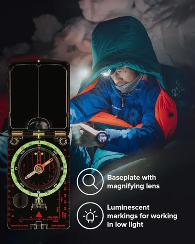 Miniatura 13 de SUUNTO Brújula MC-2: Brújula de primera línea para profesionales y excursionistas serios