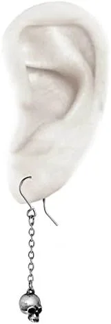 Miniatura 3 de Pendientes de cadena colgantes de peltre, Peltre