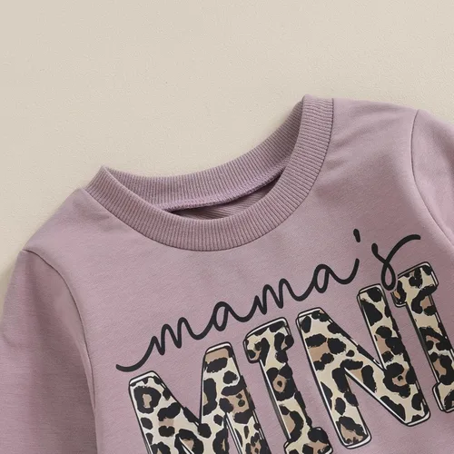 Miniatura 9 de GOOCHEER Conjunto de ropa de manga larga para niña pequeña, camisa y pantalones para niña, conjunto de ropa de primavera, otoño e invierno