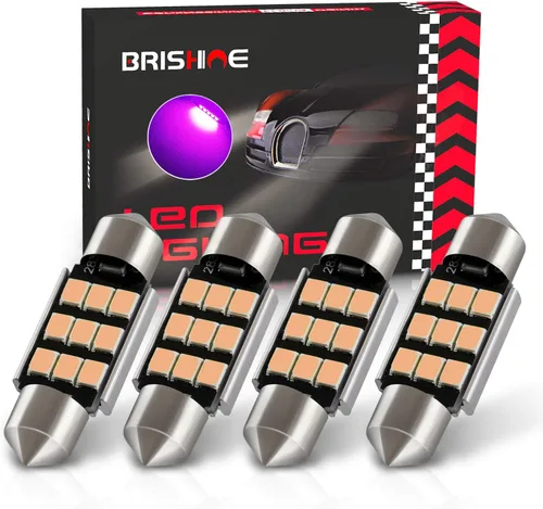 Miniatura 23 de 4 bombillas LED Festoon DE3175 de 1.102 in y 1.142 in, 2835 chipsets Canbus sin errores, 1.1 pulgadas, DE3021 3175 3022 N3, bombillas LED