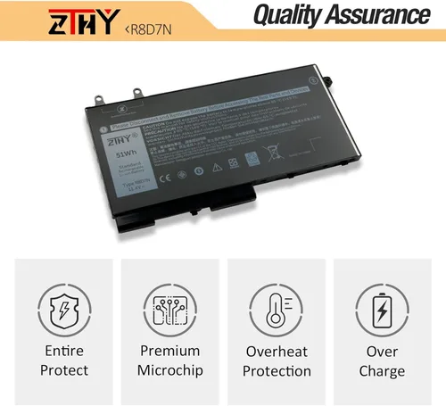 Miniatura 5 de R8D7N 1V1XF - Batería para laptop compatible con Dell Precision 3540 M3550 Latitude 5400 5410 5500 5510 Inspiron 7590/7591/7791 2 Series 2 en 1 P80F