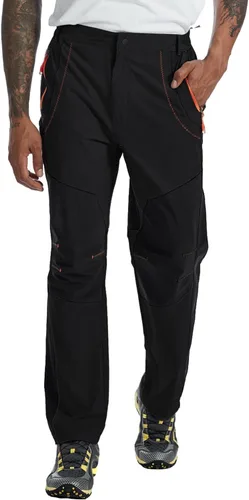 Miniatura 25 de TBMPOY Pantalones cargo de senderismo para hombre, ligeros, impermeables, de secado rápido, pantalones de montaña, pesca, camping