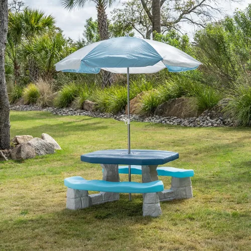 Miniatura 2 de Step2 Mesa de picnic Sun & Fun con paraguas
