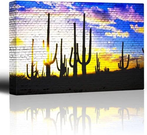 Miniatura 32 de Hermoso paisaje lona Wall Decor, arte moderno, Home Sets, 12" x 18