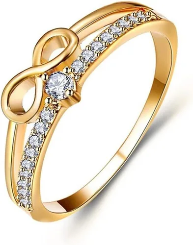 Miniatura 8 de Narica Anillo de 21 piedras chapadas en plata, apilables, corte redondo, zafiro azul, circonita cúbica, relleno de circonita cúbica, halo