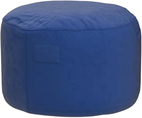 Miniatura 76 de Puf de 5 pies, puf grande con relleno de espuma viscoelástica, sofá puff esponjoso con funda de terciopelo holandés, puf redondo para sala de estar