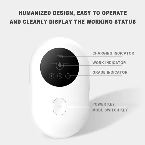 Miniatura 4 de WEedsy Aspiradora de poros para eliminar puntos negros, dispositivo eléctrico de belleza para limpieza profunda de la piel facial, 3 succiones