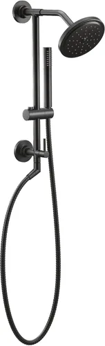 Miniatura 6 de Moen Annex - Barra deslizante de ducha mate negra y sistema de manguera de ducha, válvula requerida, TS3661NHBL Mate negro