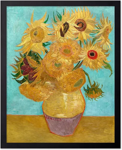 Miniatura 82 de Poster Master Póster clásico de Van Gogh, impresión impresionista vintage, regalo para artista, pintor, autorretrato, sombrero de paja, dibujo