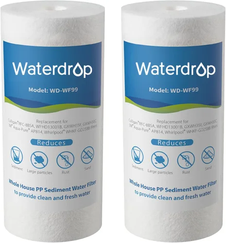 Miniatura 10 de Waterdrop WF10F Whole House Water Filter, Iron Filter, Compatible with WHF21-FG, Reduces Iron & Manganese Filter Cartridge, 6 Months, 2 Pack
