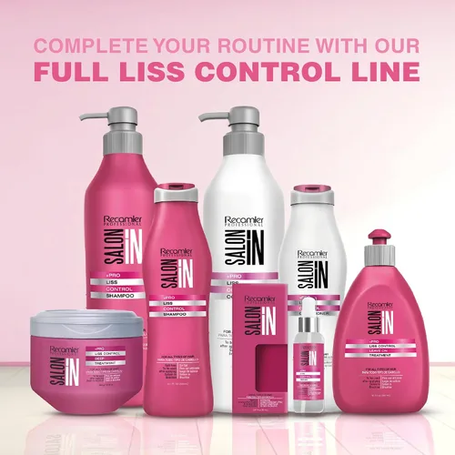 Miniatura 7 de Salon In de Recamier Máscara de tratamiento profundo Liss Control Cuidado del cabello con control de encrespamiento 10.58 oz / 300 g