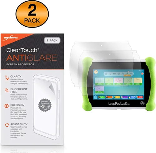 Miniatura 2 de BoxWave Protector de pantalla compatible con Leapfrog LeapPad Academy – ClearTouch Antideslumbrante (2 unidades), antihuellas y antihuellas