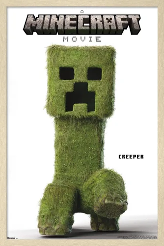 Miniatura 5 de A Minecraft Movie - Póster de pared de la serie Creeper, 34 pulgadas de largo x 22.4 pulgadas de ancho, versión sin marco