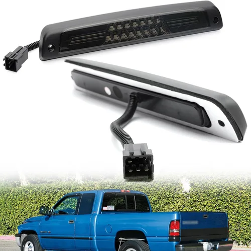 Miniatura 3 de Tercera luz de freno LED de repuesto para Dodge Ram 1994-2001 1500 2500 3500 Pickup LED rojo 3er centro de freno de montaje alto lámpara de freno