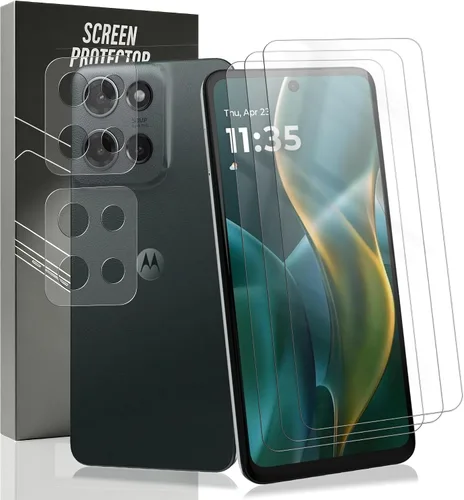 Miniatura 29 de Paquete de 3+2 protectores de pantalla de vidrio templado para teléfono (2a) / (2a) Plus con protector de lente de cámara, dureza 9H, película