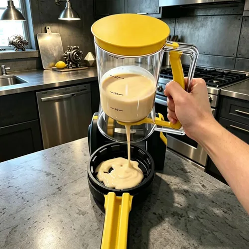 Miniatura 7 de BBSTARZ Separador de masa para magdalenas, crepes, galletas, pasteles, gofres. Dispensador de masa, separador de galletas, separador de crema. Taza