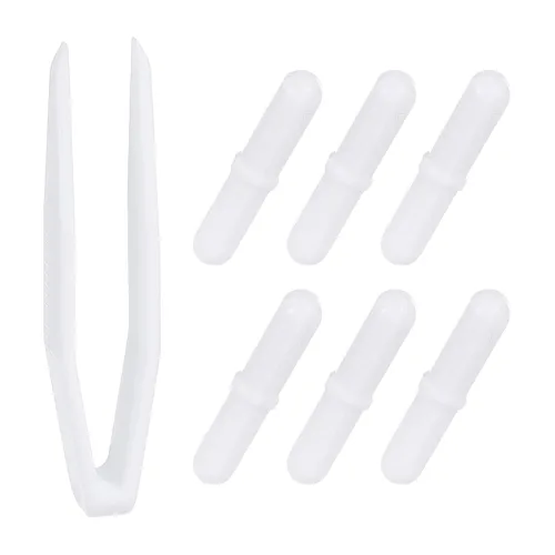 Miniatura 17 de PATIKIL Barra agitadora magnética, 0.315 x 0.118 in, 6 piezas de PTFE magnético, barra mezcladora magnética para vaso de precipitados de fondo