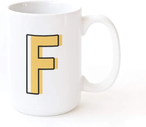 Miniatura 26 de The Cotton & Canvas Co. Candy Pop - Taza de café personalizada con monograma inicial con letra H y cerámica, para ella, para él