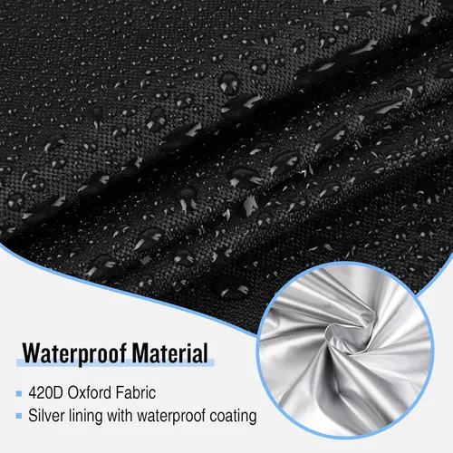 Miniatura 4 de Kingling Cubierta para compresor de aire, a prueba de polvo, impermeable, para compresor de aire portátil de panqueques de 8 galones, funda