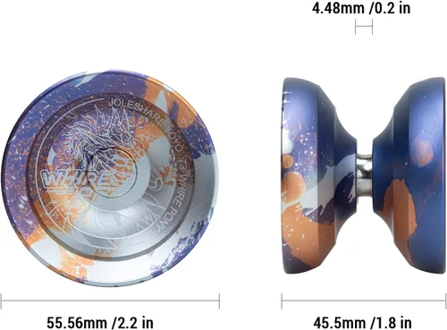 Miniatura 5 de LIXADA Yoyo Ball Aleación de aluminio con rodamientos sensibles y no respondentes+cuerda Yoyo+guante, juego de bolas de yoyo profesional portátil