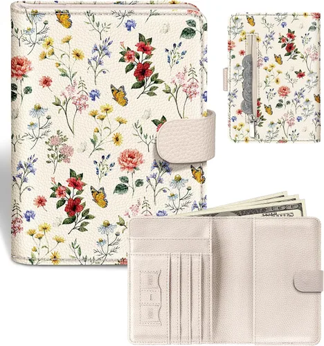 Miniatura 15 de Slohif Funda para pasaporte para viajes, para mujeres y hombres, bloqueo RFID, protector de pasaporte para tarjetas de tarjeta de embarque, Negro