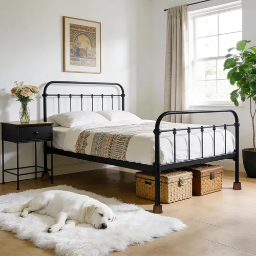 Miniatura 9 de Elevadores de cama de madera (4 piezas redondas de 2 pulgadas)