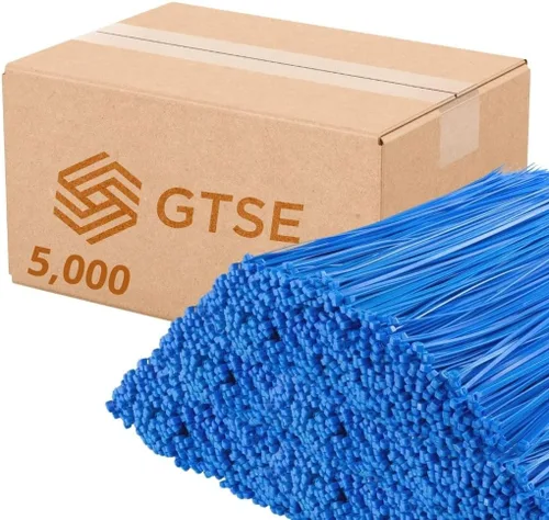 Miniatura 19 de GTSE - Paquete de 100 bridas con cremallera de 20.3 cm, color plateado/gris, 8.06 kg de resistencia, bridas de nailon grises resistentes a los rayos
