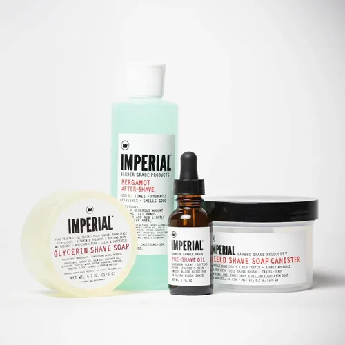 Miniatura 5 de Imperial Acondicionador de aceite y barba para antes del afeitado de Barber, 1 oz