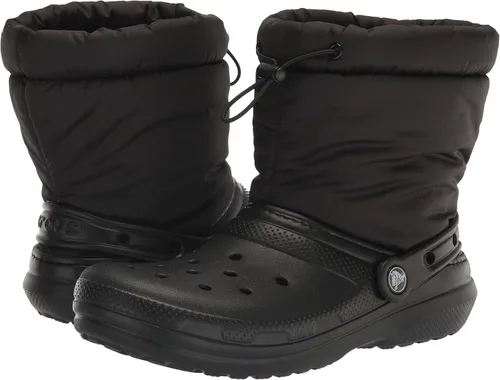 Miniatura 7 de Crocs Botas de invierno peludas con forro clásico unisex para niños y niñas