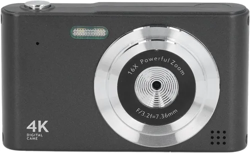 Miniatura 7 de Cámara digital HD Vintage 4K 2.4in 48MP 16X Zoom sin vibración para fotografía, grabación de video, viajes (negro)