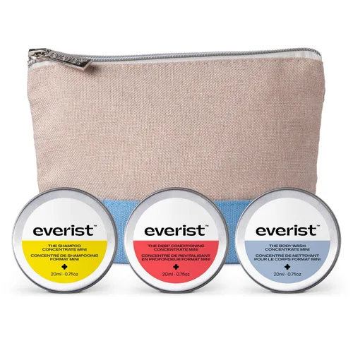 Miniatura 9 de Everist The Shower Essentials Kit de viaje, hidratante para todo tipo de cabello y piel (sin fragancia)