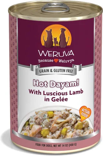 Miniatura 26 de Weruva Comida clásica para perros, Hot Dayam! con cordero en gelée, lata de 5.5 onzas (paquete de 24)