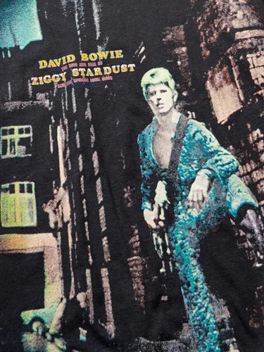 Miniatura 3 de Liquid Blue Unisex-Adult's David Bowie Ziggy Stardust Jumbo Print Short Sleeve T-Shirt