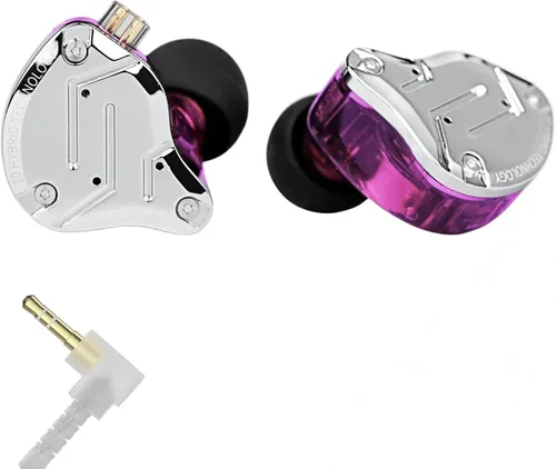 Miniatura 15 de KZ ZS10 Pro Monitores Intrauditivos con Cable, 1DD 4BA Metal iem, Auriculares para Juegos de Alta Fidelidad con Cable de 2 Pines Sin Enredos