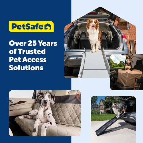 Miniatura 9 de PetSafe Happy Ride - Rampa telescópica compacta para perros, rampa portátil para mascotas, para automóviles, camiones y SUV con tamaño ajustable