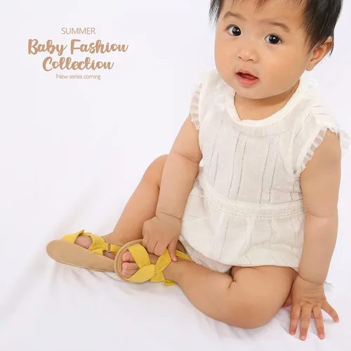 Miniatura 2 de Sandalias de verano para bebés, niñas y niños, unisex, antideslizantes, suela suave, transpirable, para primeros pasos, zapatos de playa al aire