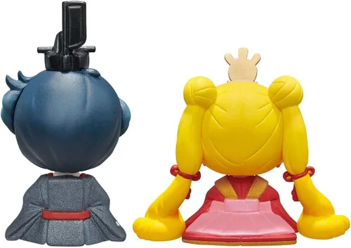 Miniatura 4 de Megahouse Sailor Moon Petit Chara Hinamatsuri: Usagi & Mamoru - Juego de 2 figuras, multicolor