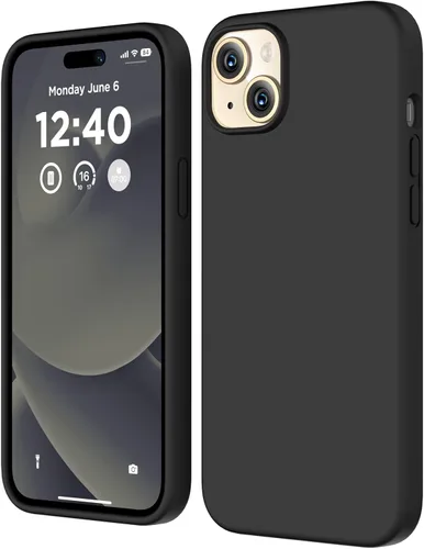 Miniatura 24 de Funda de silicona para iPhone 15 Plus, cubierta protectora de cuerpo completo, forro de microfibra suave antiarañazos, funda delgada ultrafina