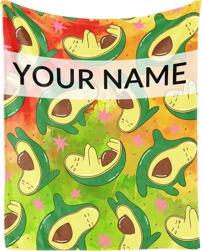 Miniatura 10 de Manta de aguacate – suave, mullida y cálida – Manta pequeña de 30 x 40 pulgadas para sofá, oficina, verde lindo regalo para niñas y niños