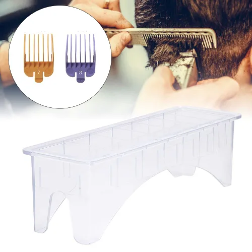 Miniatura 3 de ANGGREK Box Clipper Limit Peine, caja de almacenamiento para cortar el cabello, pinza de posicionamiento, peine organizador