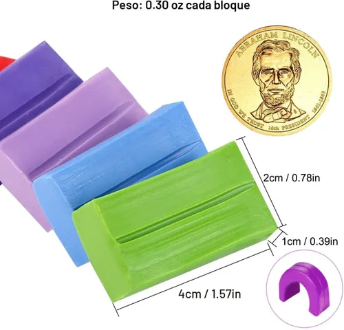Miniatura 5 de CiaraQ Kit de arcilla polimérica, mini juego de arcilla para modelar para niños/principiantes/artistas, 24