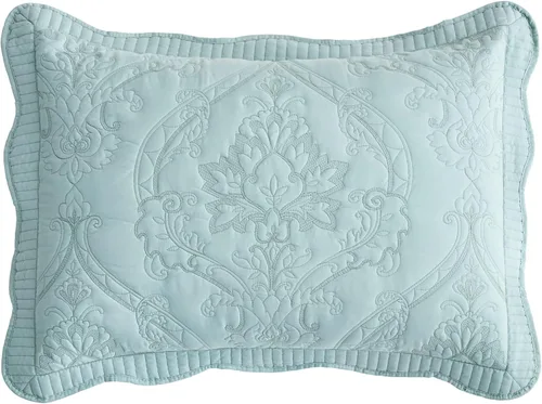 Miniatura 43 de CHIXIN Juego de colcha extragrande tamaño King – Funda de cama ligera – Hermosas costuras – Colcha reversible de 5 piezas – Patrón de paisley