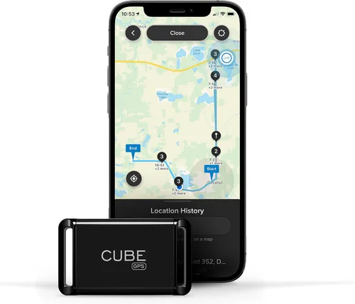 Miniatura 3 de Cube Rastreador GPS para vehículos – Dispositivo de seguimiento GPS para automóviles, camiones, mascotas – Seguimiento en tiempo real, Señales SOS