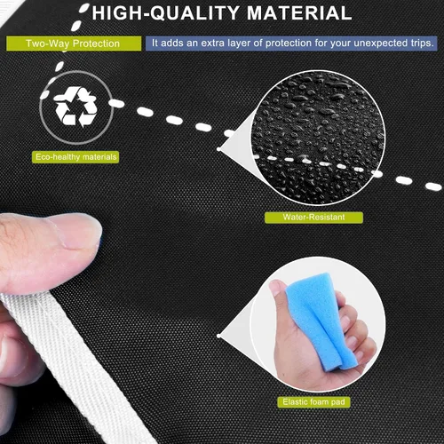Miniatura 7 de UNIHIMAL Bolsa de Tenis Mochila de Tenis para Hombres y Mujeres, Gran Capacidad Contiene 2 Raquetas con Compartimento Ventilado para Zapatos y Negro