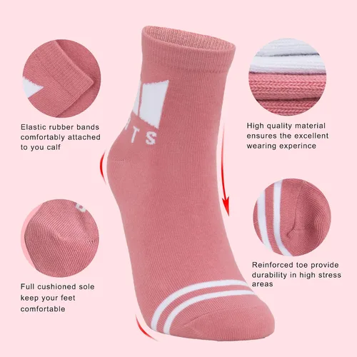 Miniatura 3 de 3 Pack Womens Warm Knit Socks Funny Crew Socks Novelty Cool Funky Crazy Dress Socks