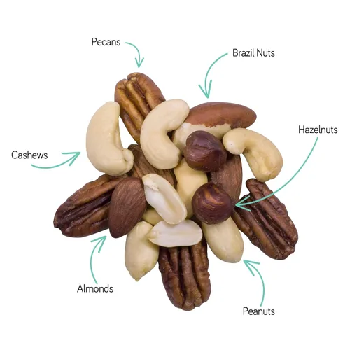 Miniatura 3 de Mini bolsas de bocadillos de nueces mixtas con cacahuetes, 1.5 onzas, 120
