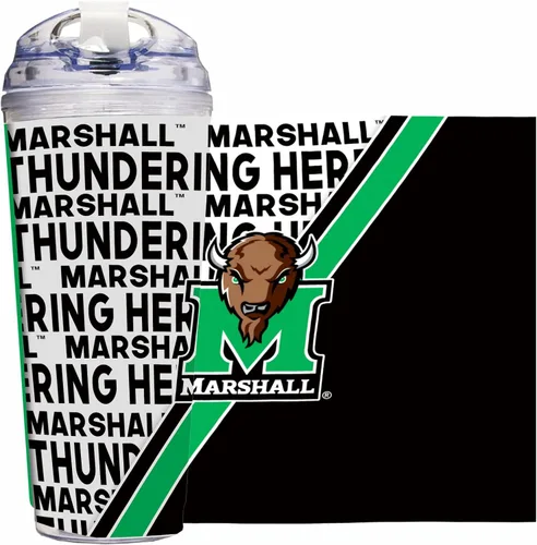 Miniatura 29 de Rico Industries Taza acrílica NCAA estándar de 24 onzas con tapa con bisagra, taza de doble pared oficialmente licenciada con pajita