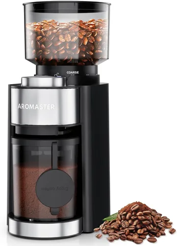 Molinillo de café de rebabas cónicas, soporte portafiltro de 3 orejas