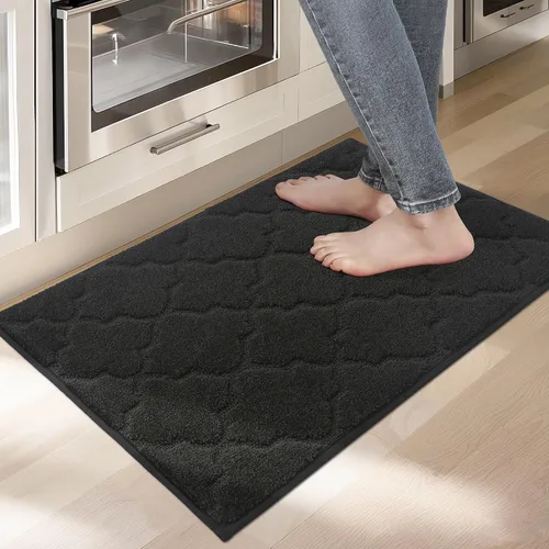 Miniatura 65 de COSY HOMEER Alfombras suaves de cocina [2 piezas] para el frente del fregadero súper absorbentes, tapetes y tapetes de cocina de 20 x 30 pulgadas/20