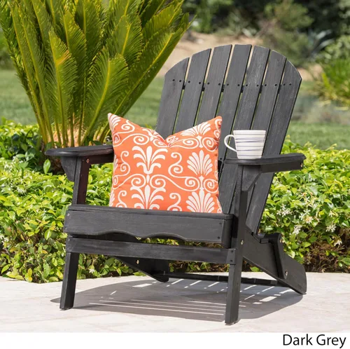 Miniatura 3 de Folding Adirondack Chair: Acacia Wood Patio Seating with Rustic Design - Compact Foldable Outdoor Furniture for Vacation Homes & Backyard Relaxation